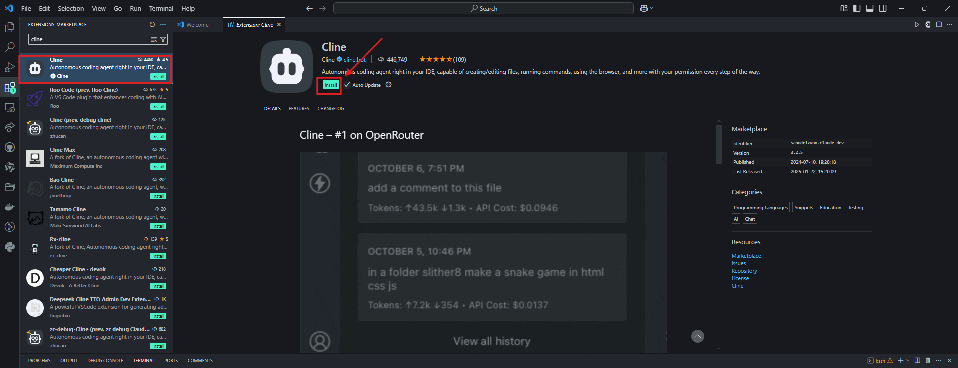 Cline AI Coding Assistant Faces Critical Data Theft Vulnerability