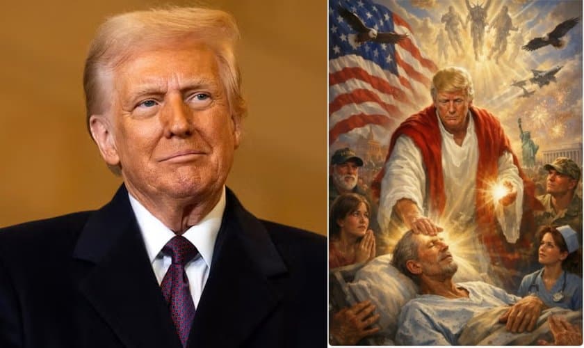 Trump Faces Backlash Over AI-Generated Christ-Like Image