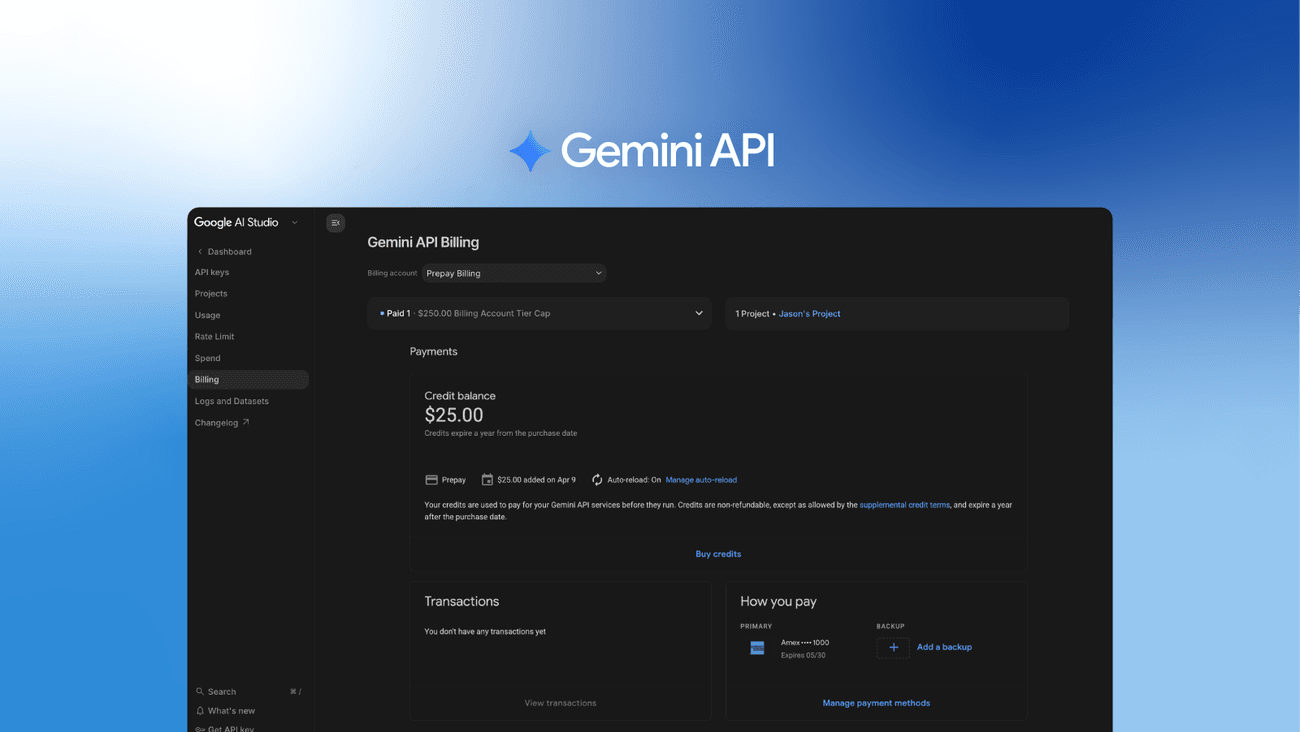 Google Introduces Prepay Billing for Gemini API in AI Studio