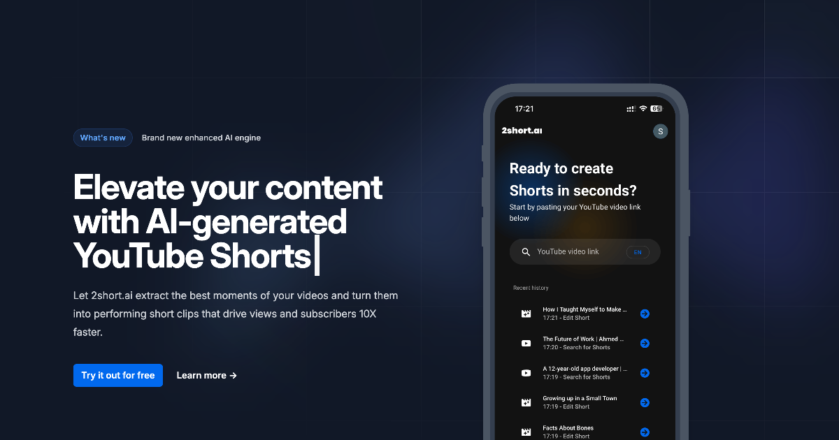 2short.ai screenshot 1