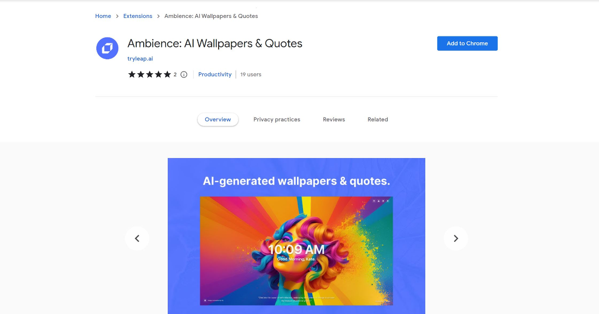 Ambience screenshot 1