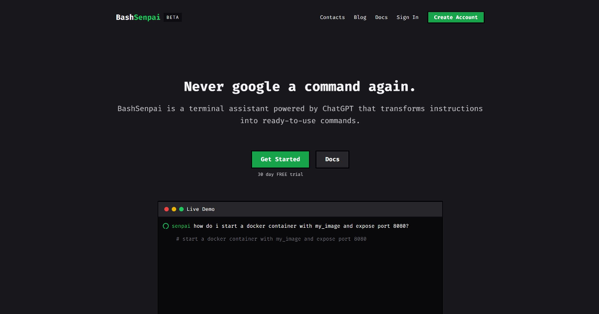 BashSenpai screenshot 1