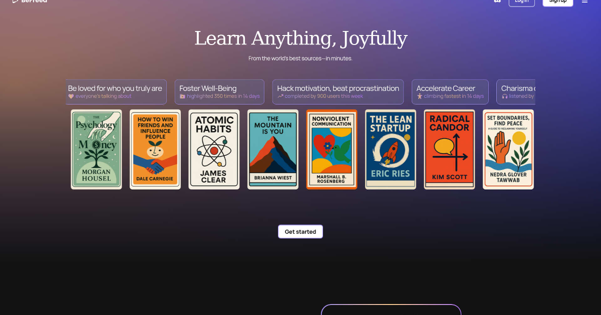 BeFreed screenshot 1