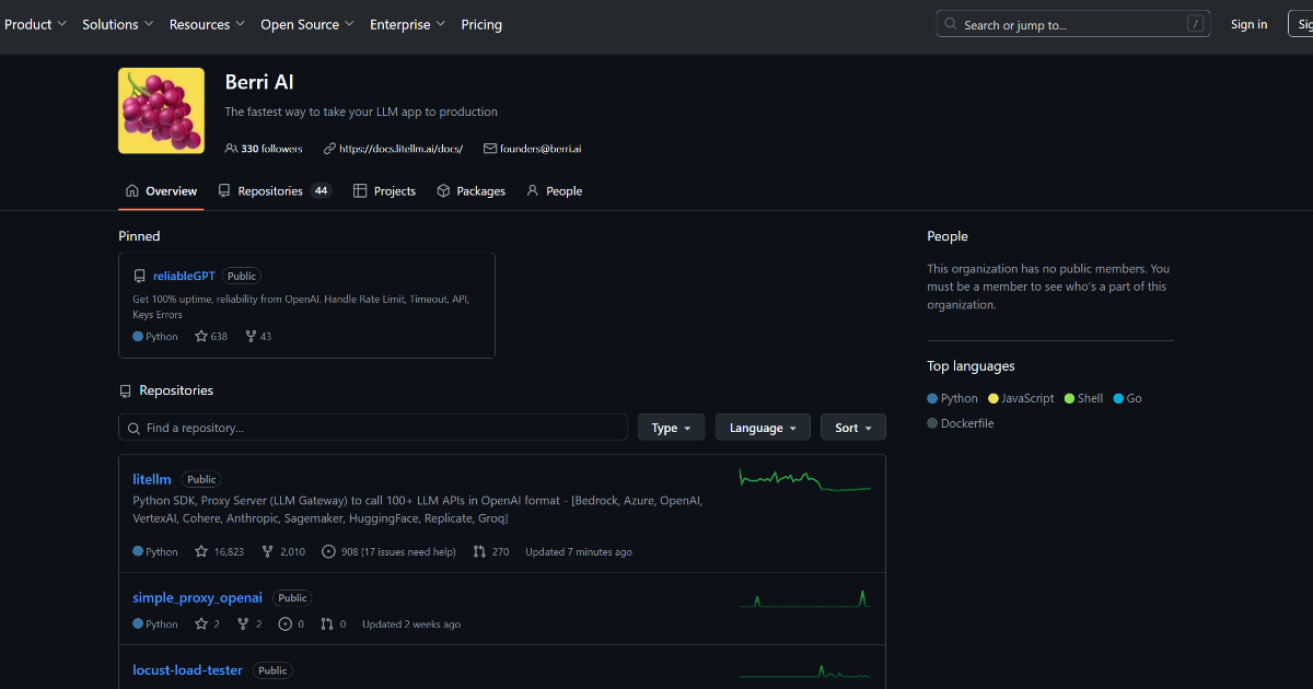 BerriAI-litellm screenshot 1