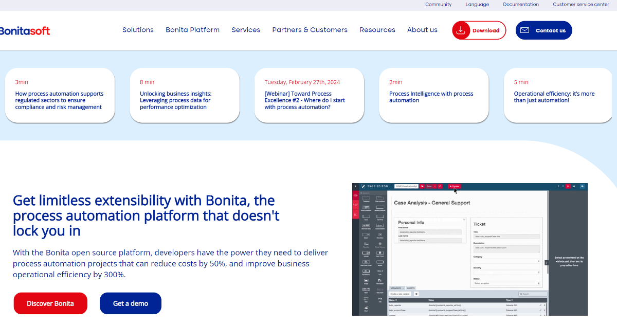 Bonitasoft screenshot 1