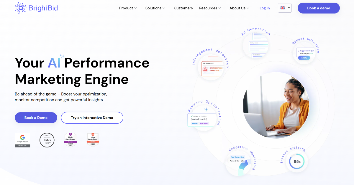 Brightbid screenshot 1