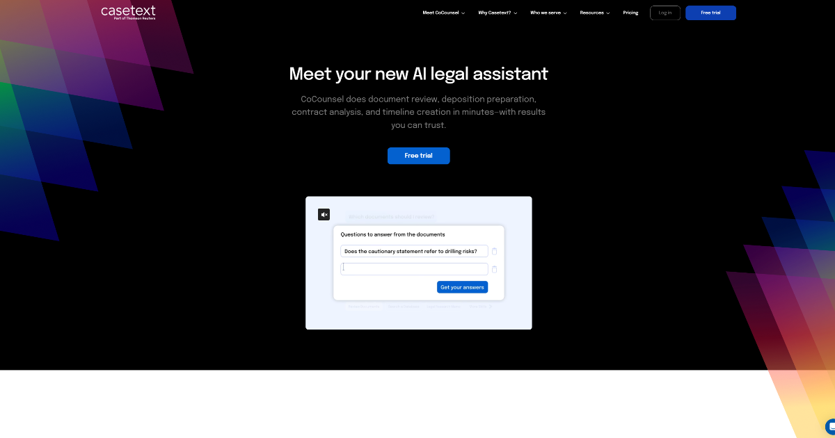 Casetext screenshot 1