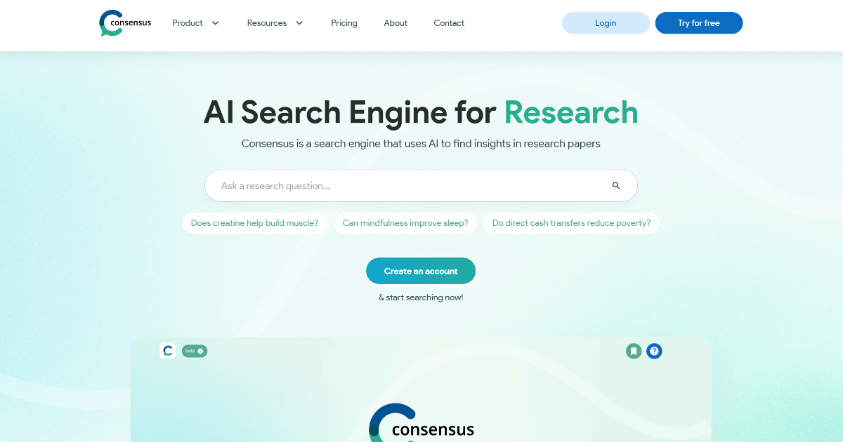 Consensus screenshot 1