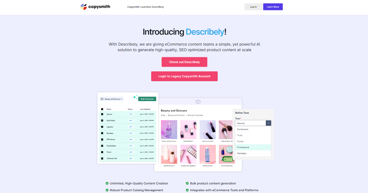 Copysmith screenshot 1