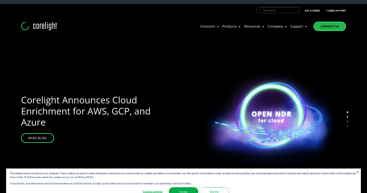 Corelight screenshot 1
