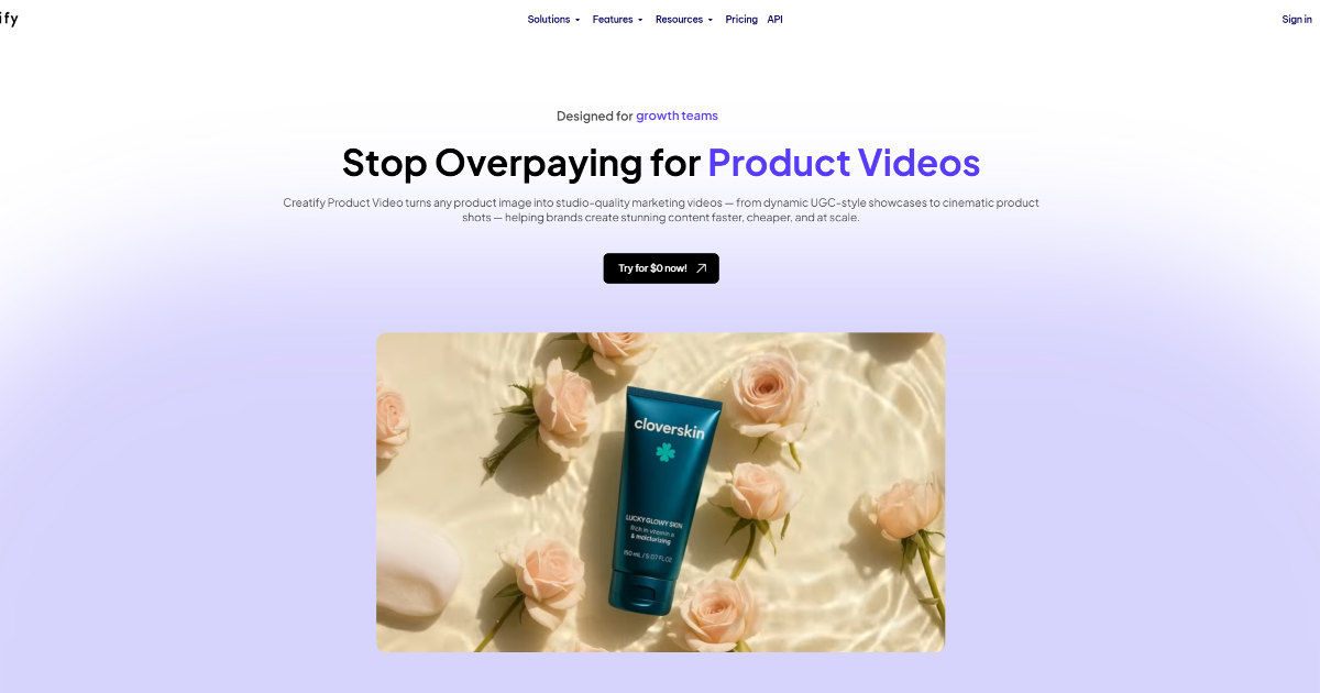Creatify AI Product Video Generator screenshot 1