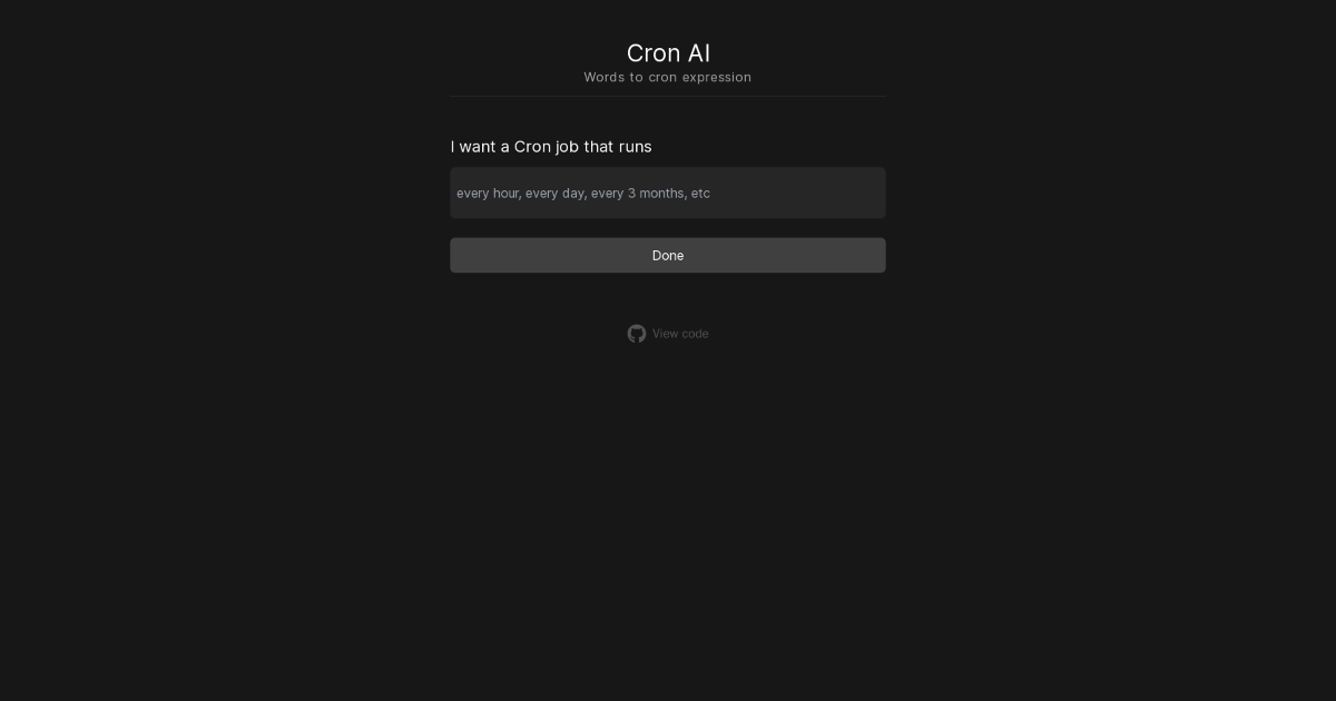 Cron AI screenshot 1