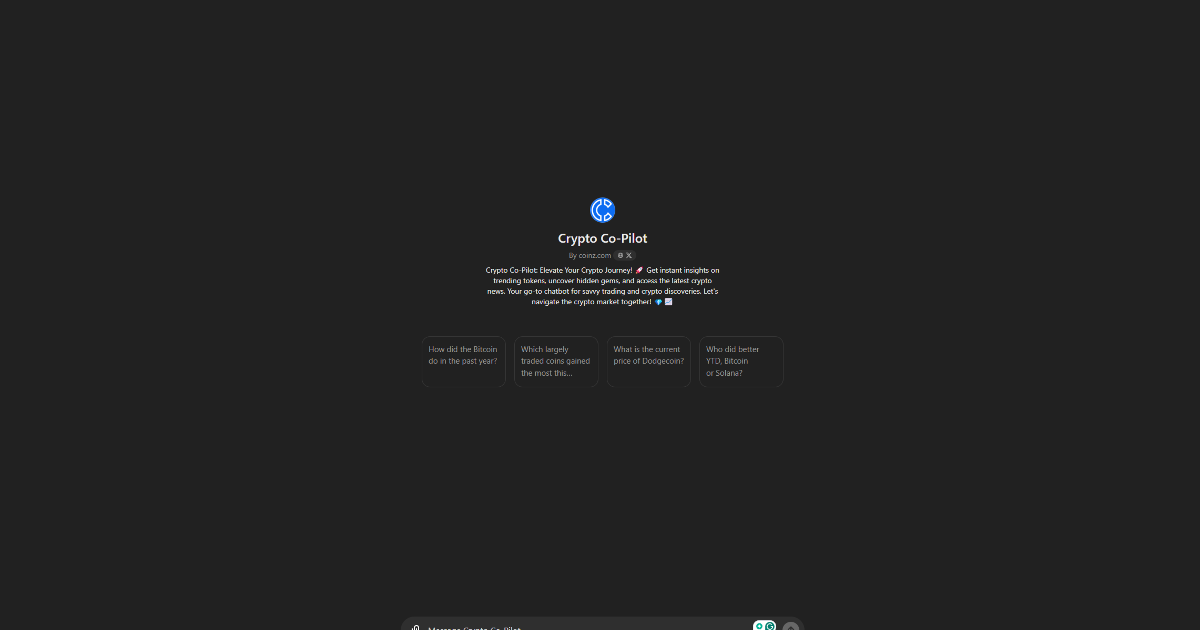 Crypto Co-Pilot screenshot 1