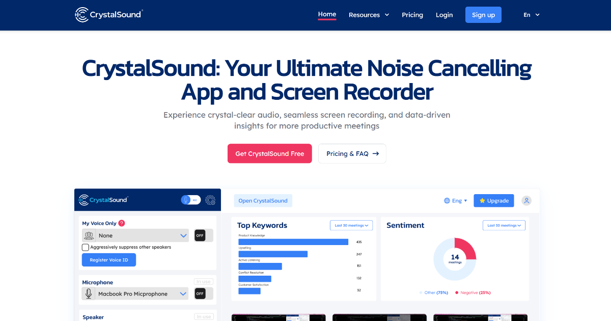 CrystalSound screenshot 1