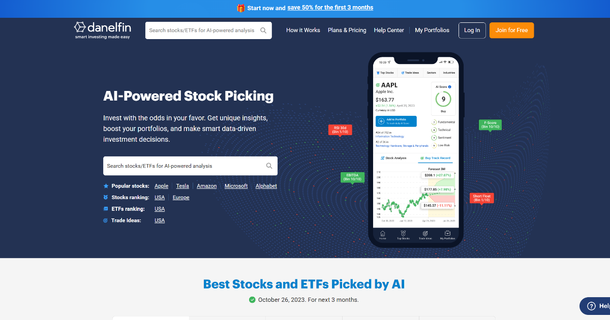 Danelfin screenshot 1