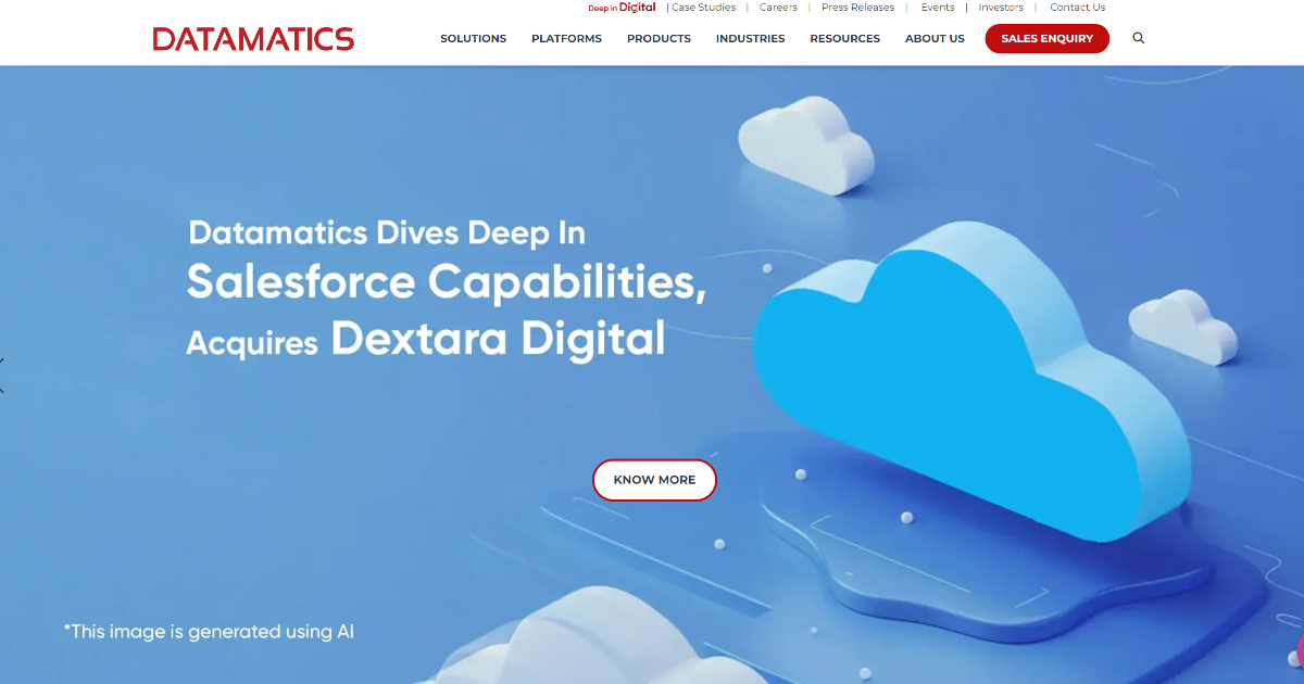 Datamatics screenshot 1