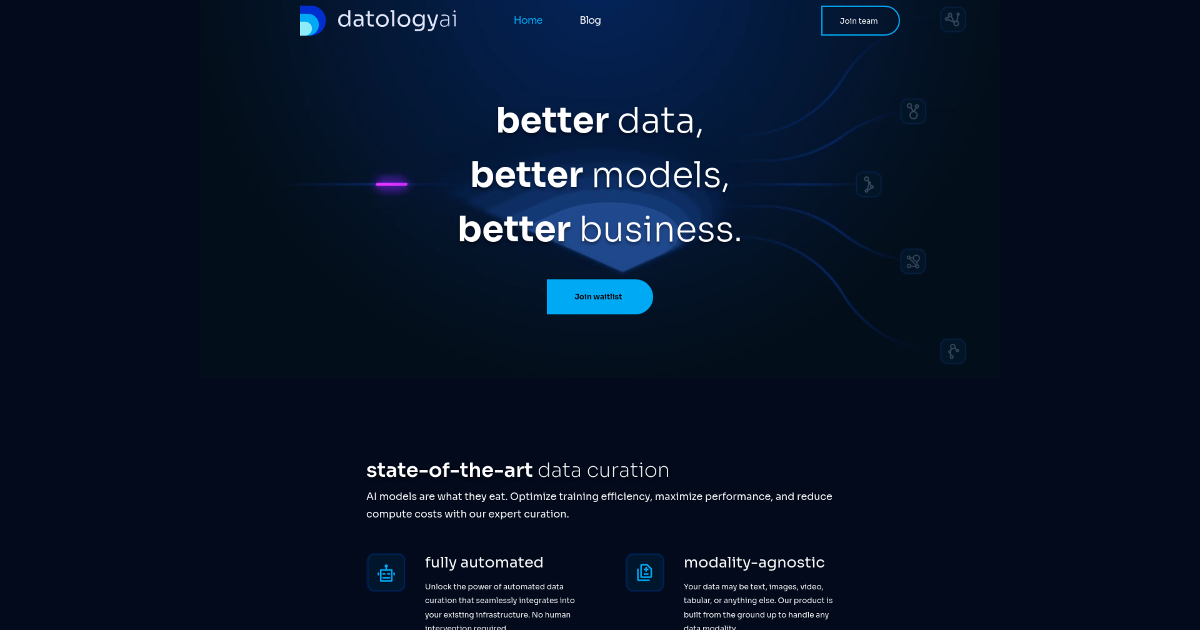 DatologyAI screenshot 1