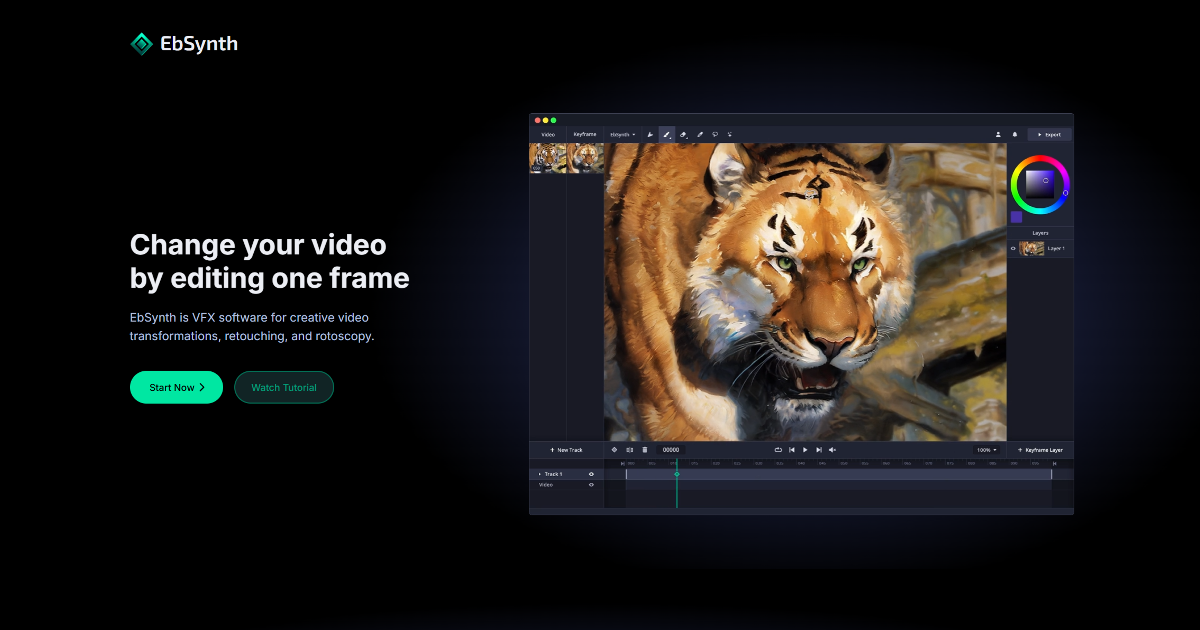 EbSynth screenshot 1