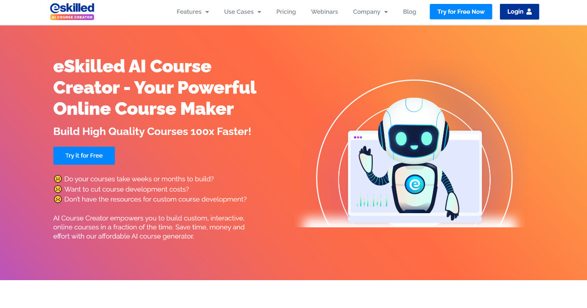 eSkilled AI Course Creator screenshot 1