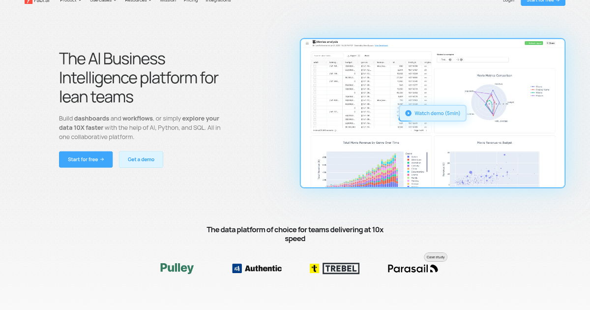 Fabi.ai screenshot 1