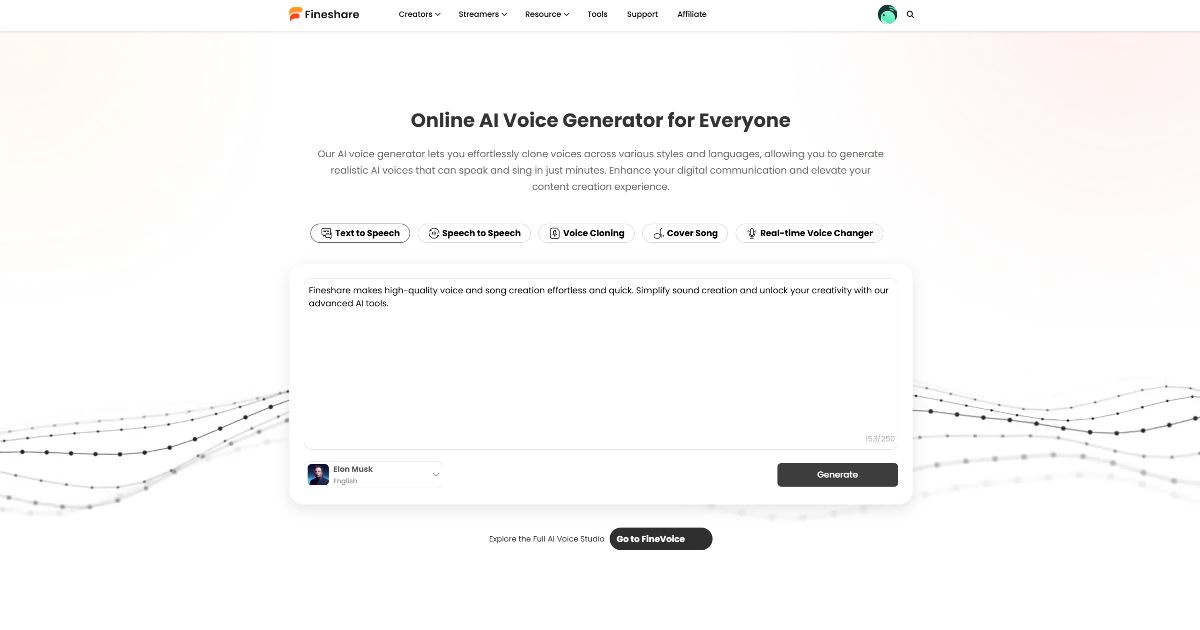 Fineshare screenshot 1