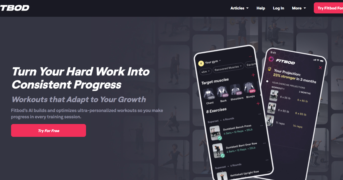 Fitbod screenshot 1