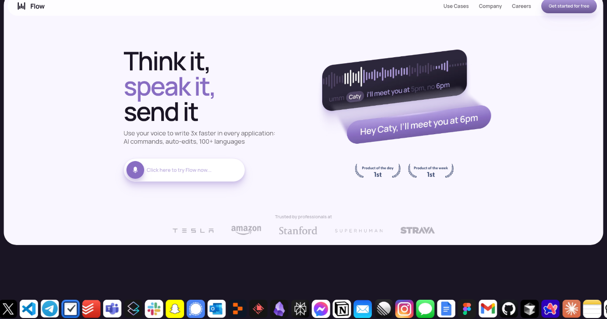 Wispr Flow screenshot 1