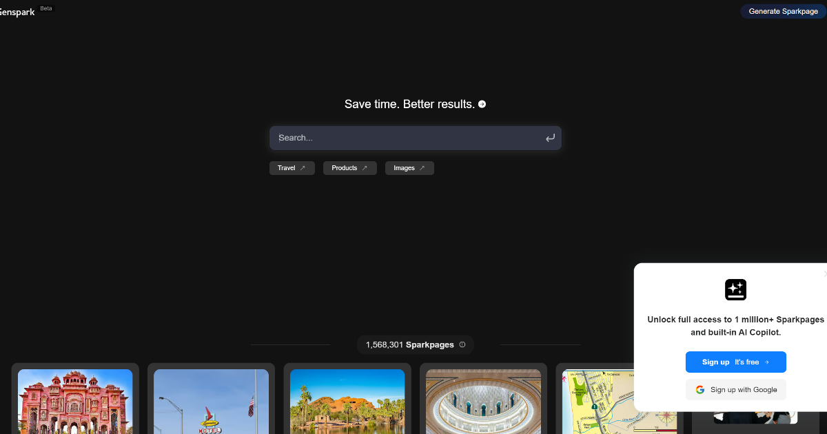 Genspark.ai screenshot 1