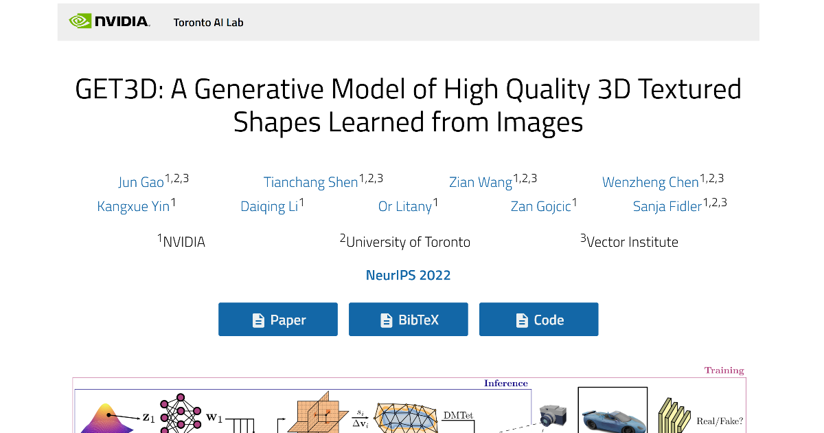 GET3D by NVIDIA screenshot 1