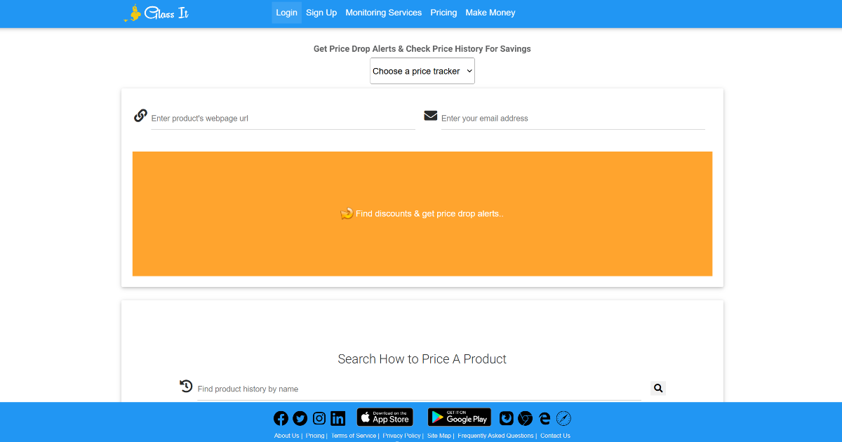 Glass It Price Tracker screenshot 1