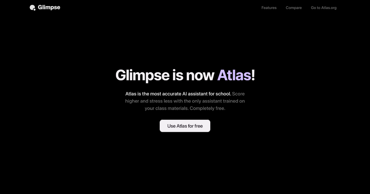 Glimpse screenshot 1