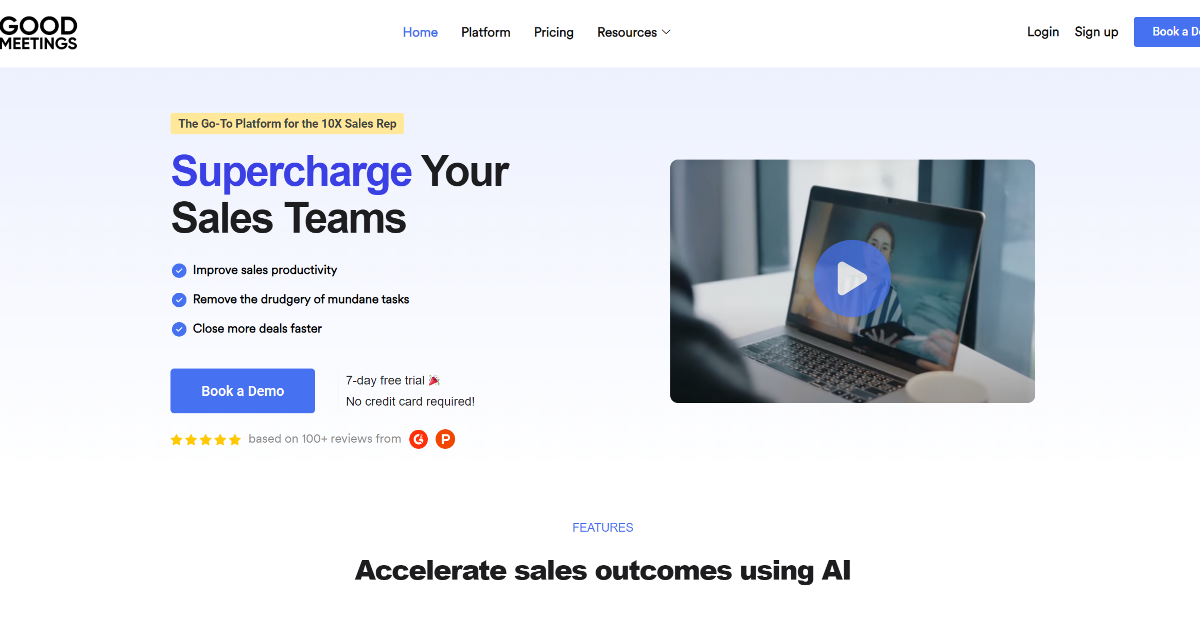 Goodmeetings screenshot 1