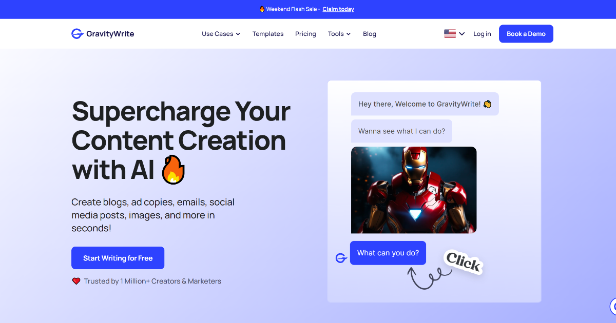 GravityWrite screenshot 1