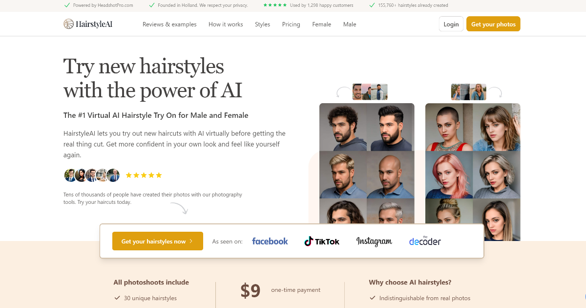 HairstyleAI screenshot 1