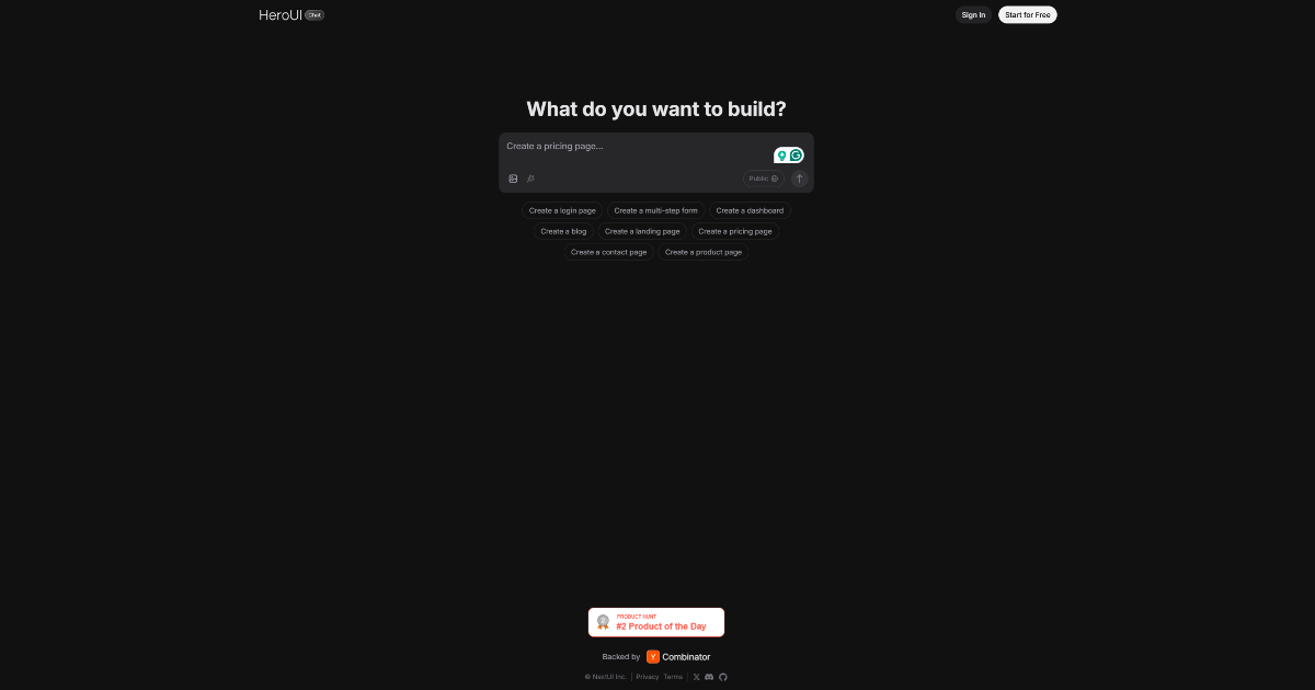 HeroUI Chat screenshot 1