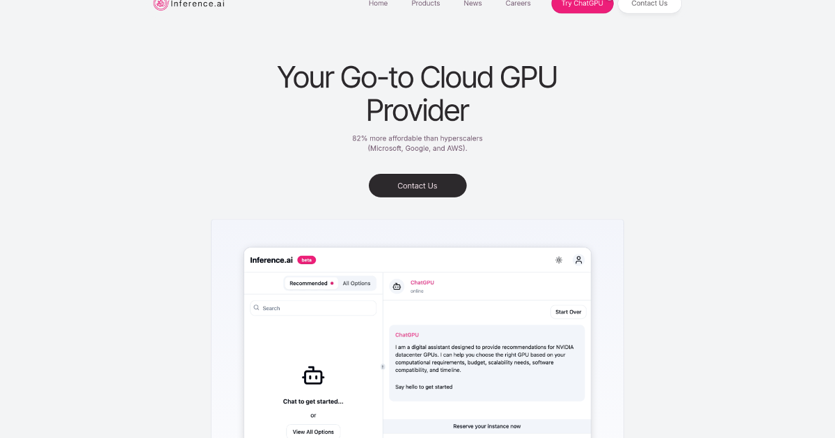 Inference.ai screenshot 1