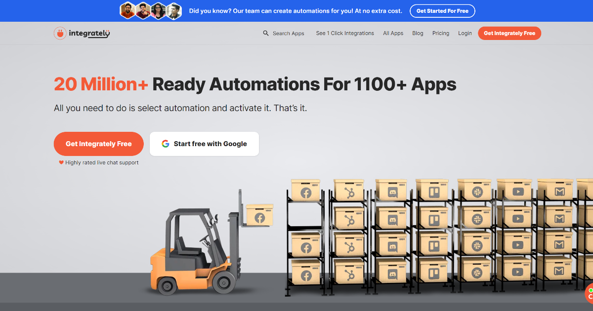 Integrately screenshot 1