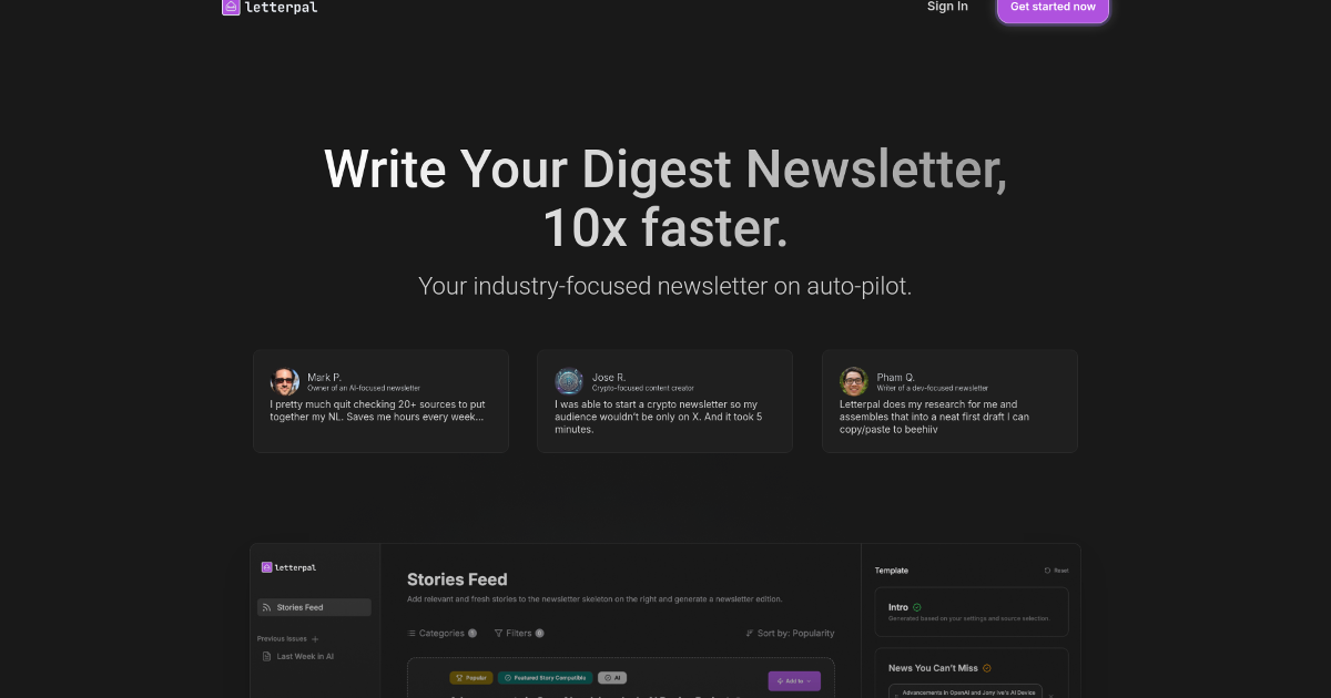 Letterpal screenshot 1