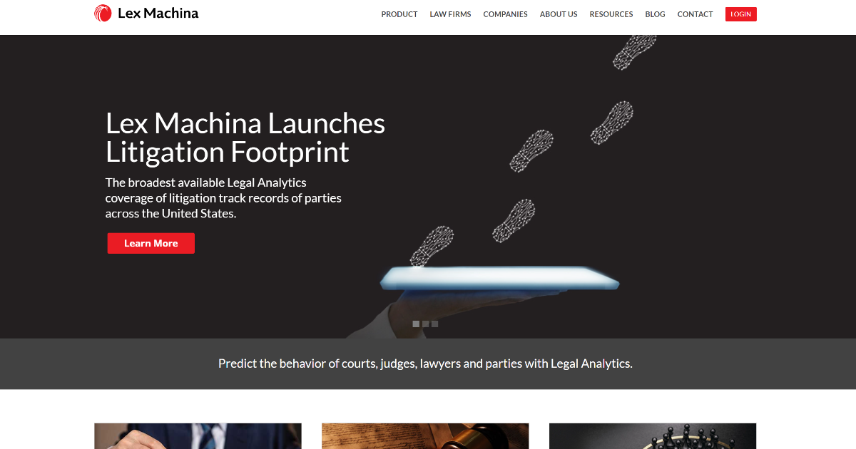 Lex Machina screenshot 1