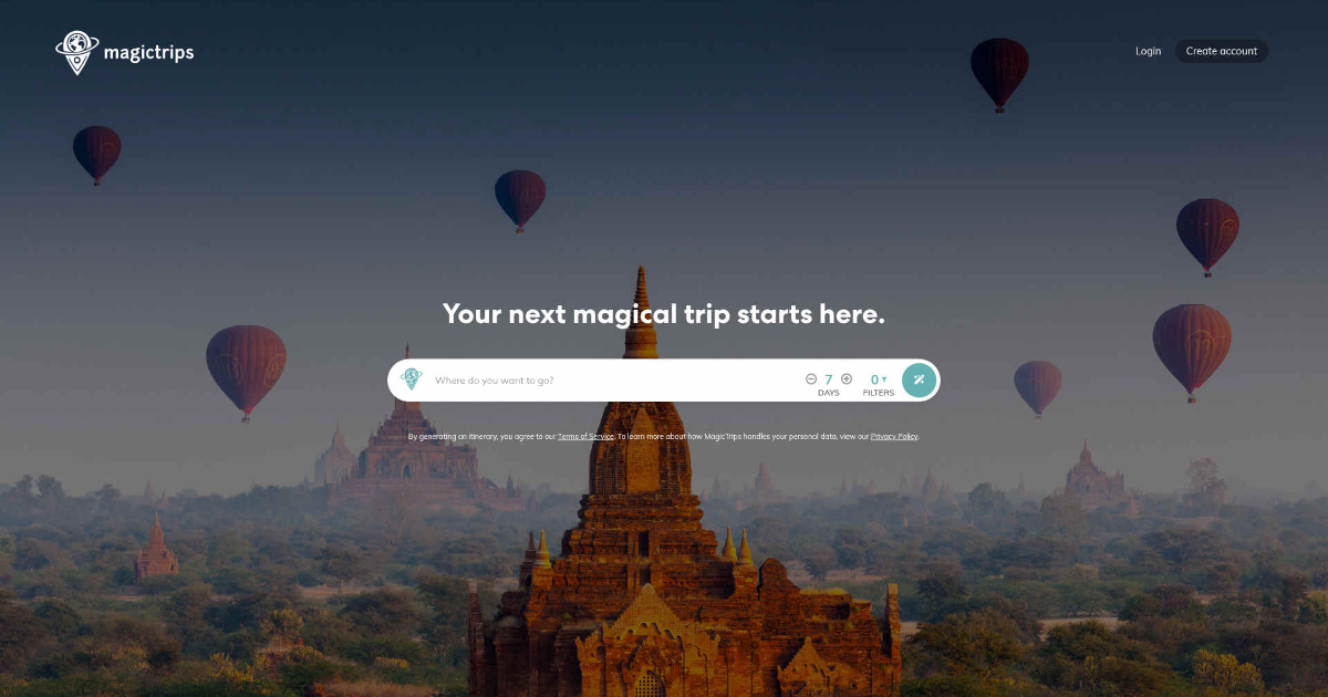 MagicTrips screenshot 1