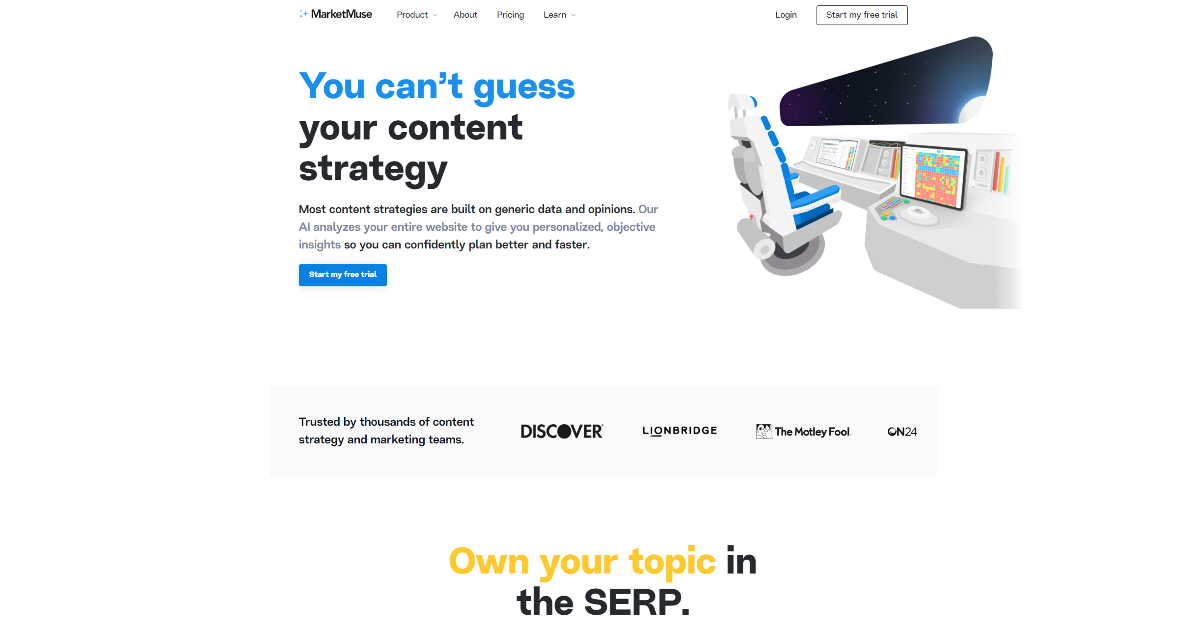 MarketMuse screenshot 1