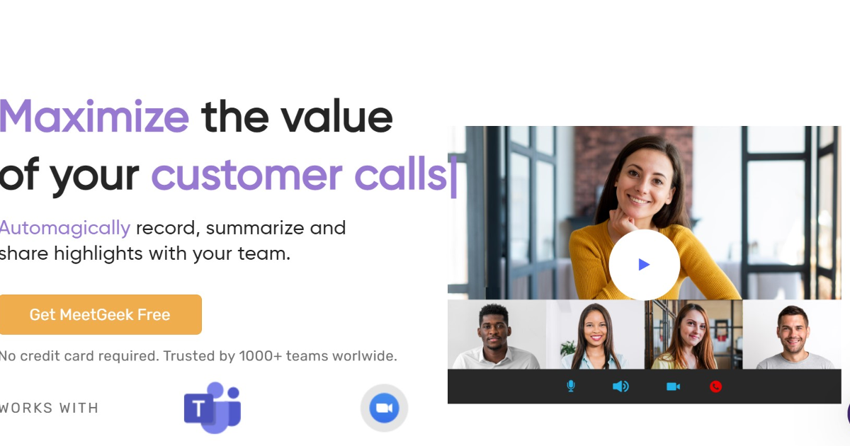 MeetGeek screenshot 1