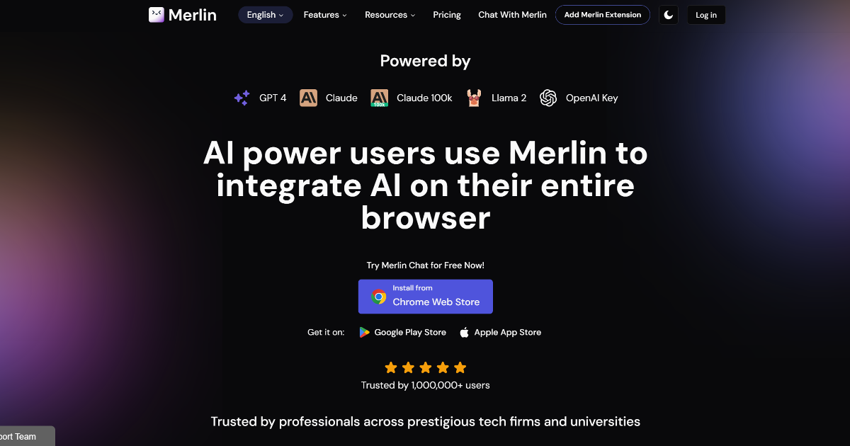Merlin screenshot 1