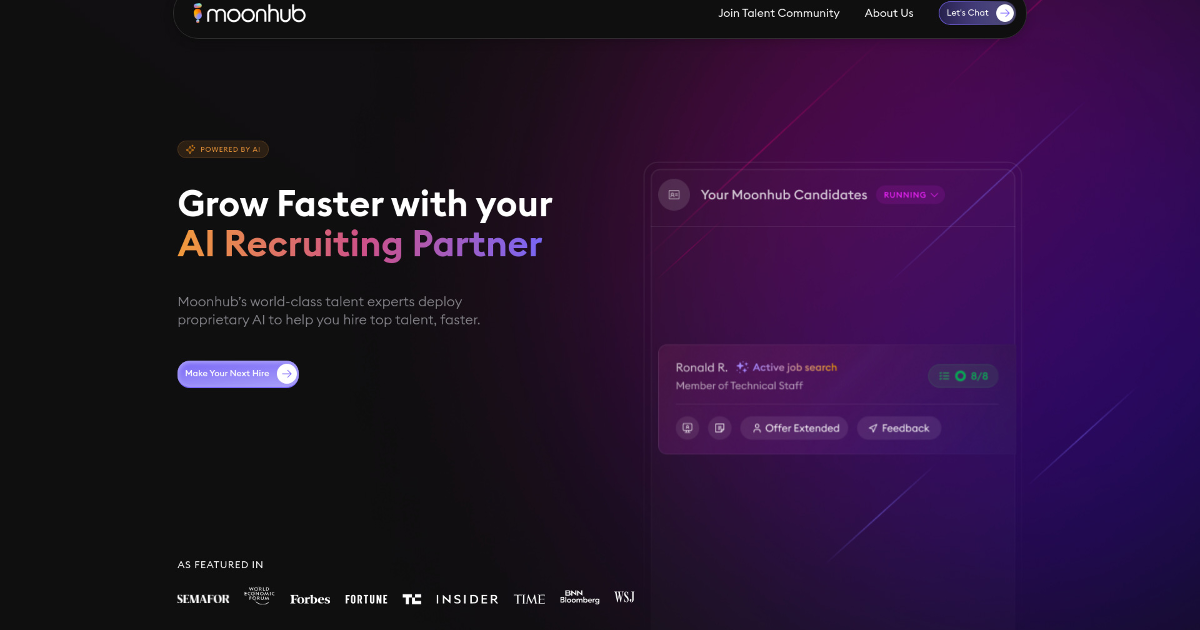 Moonhub screenshot 1