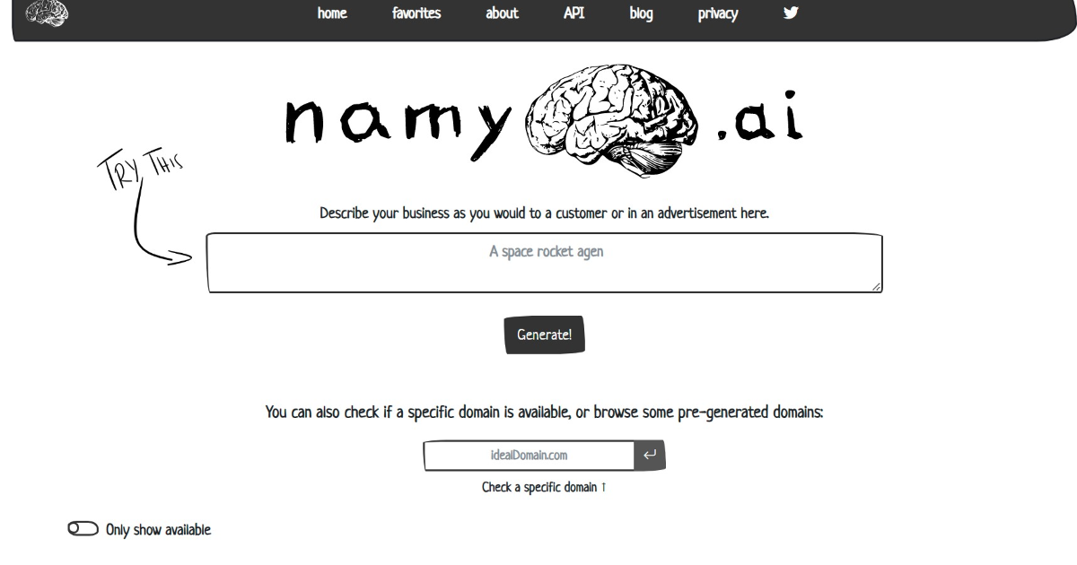 Namy.ai screenshot 1