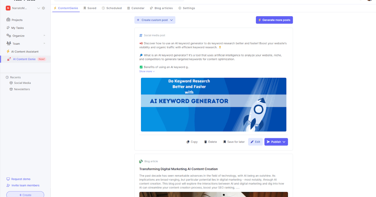 Narrato screenshot 1