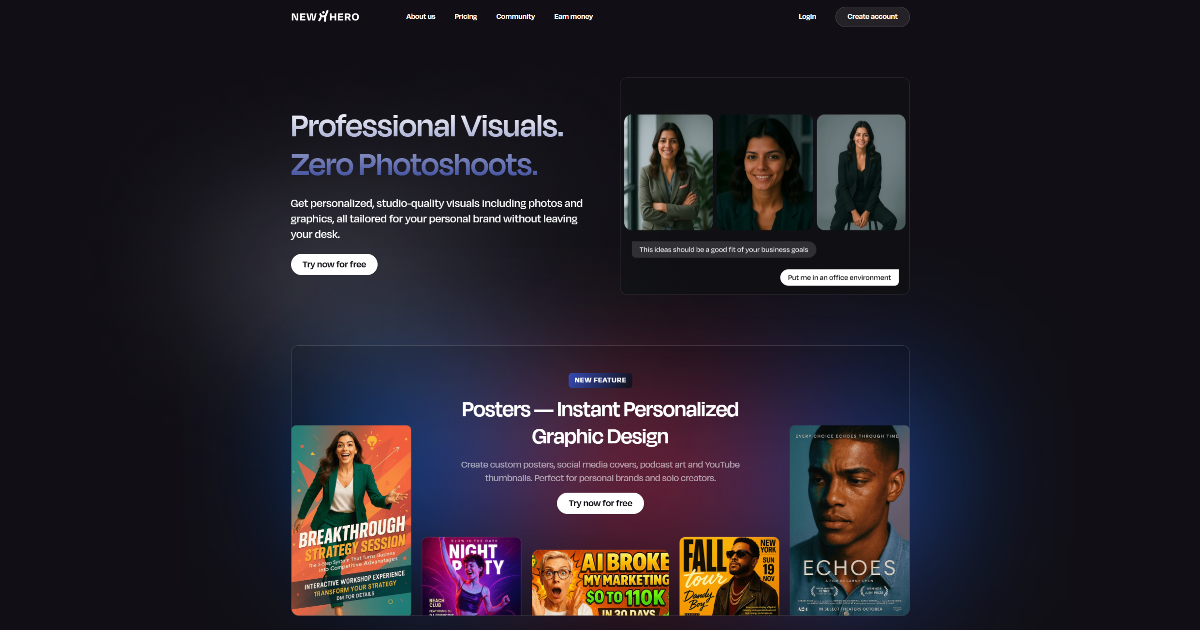 NewHero screenshot 1