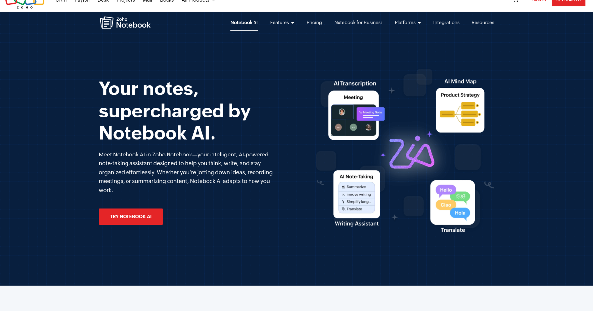 Notebook AI screenshot 1