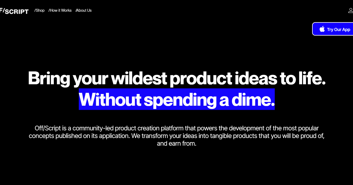 Off/Script screenshot 1