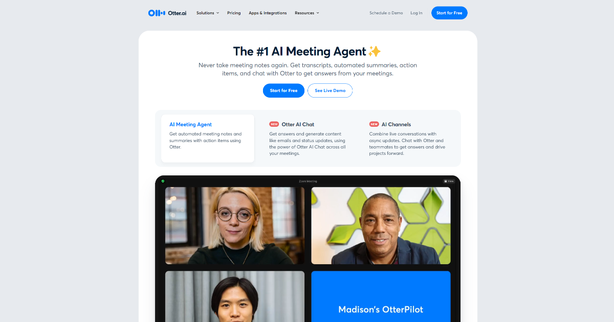 Otter.ai screenshot 1